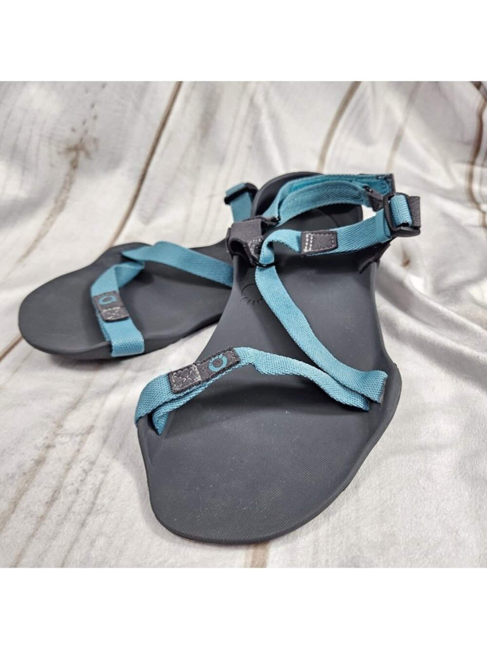 Xero Shoes Z-Trek Sandals Womens 7 Packable Barefoot Minimalist Sport Shoe Gray